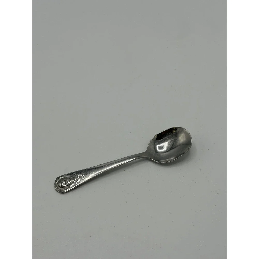 Vintage Gerber Baby‎ Infant Spoon ONEIDA Stainless Engraved  Elizabeth 6-27-81